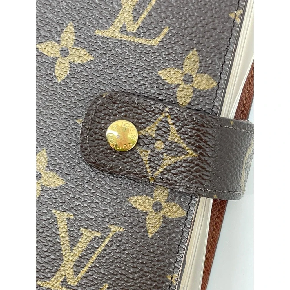 Louis Vuitton Monogram Agenda PM Planner Organizer w/ Box Dust Bag Auth
